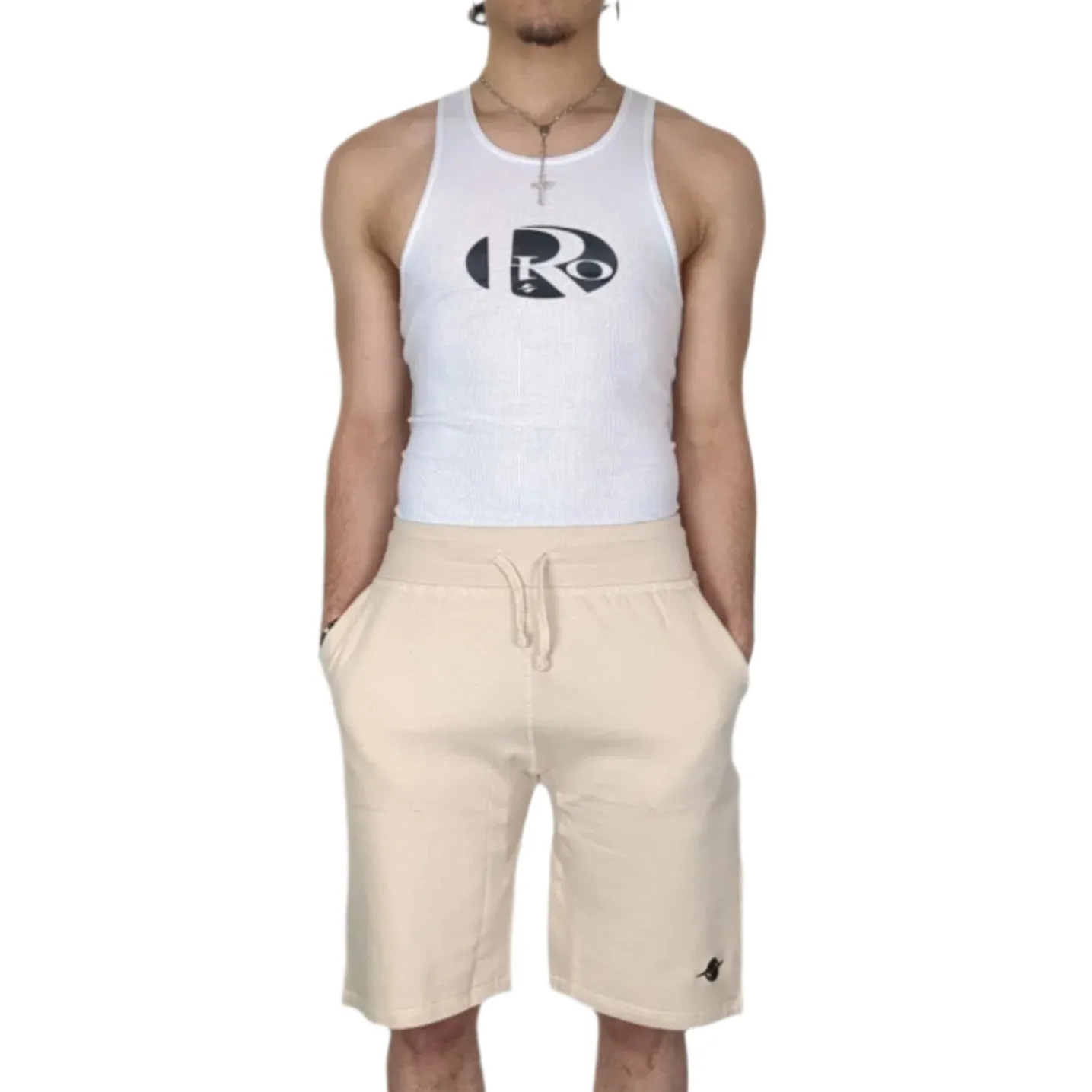 FLEECE LOUNGE SHORTS • SAND