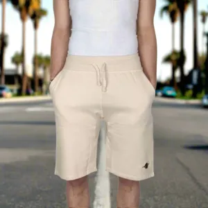 FLEECE LOUNGE SHORTS • SAND