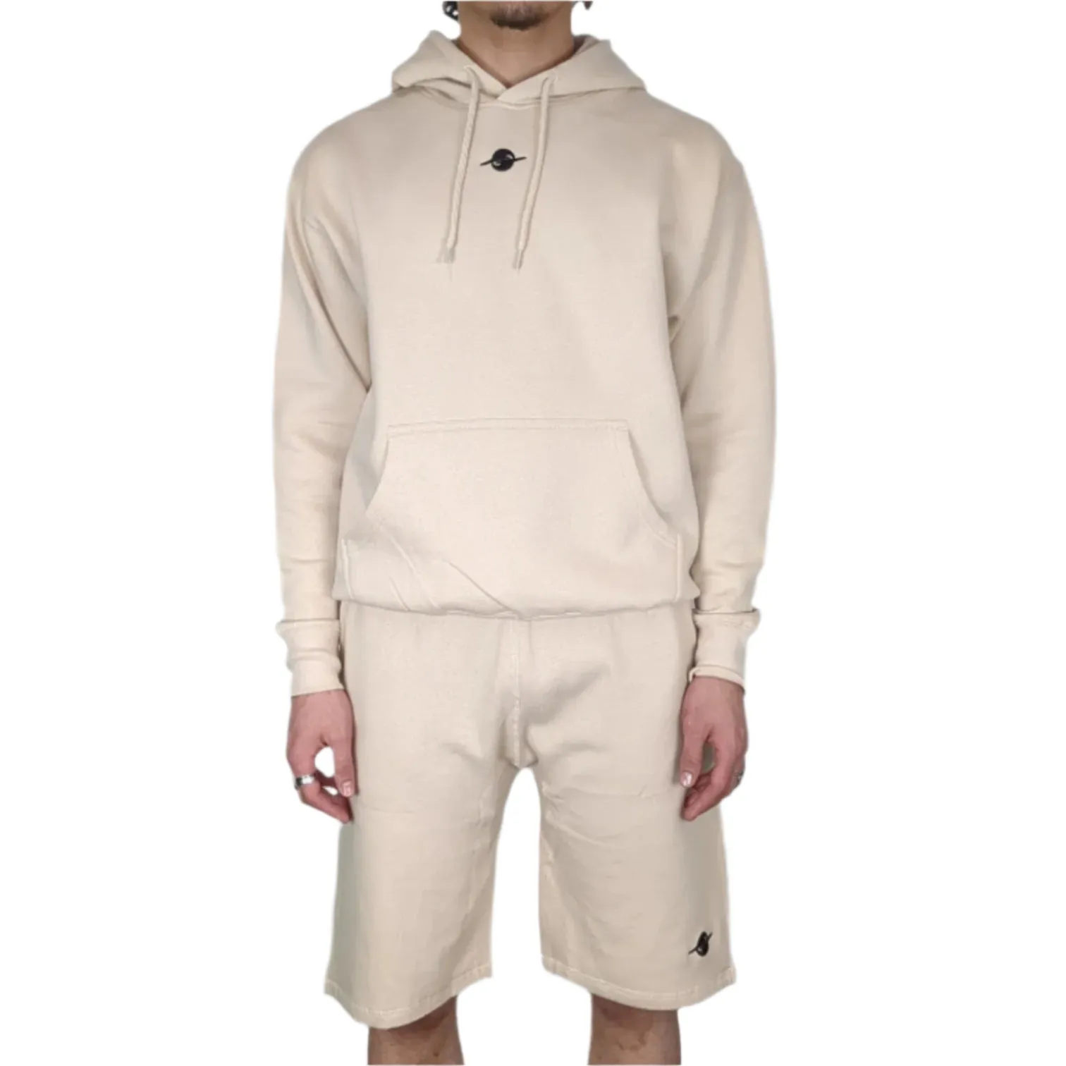 FLEECE LOUNGE SHORTS • SAND
