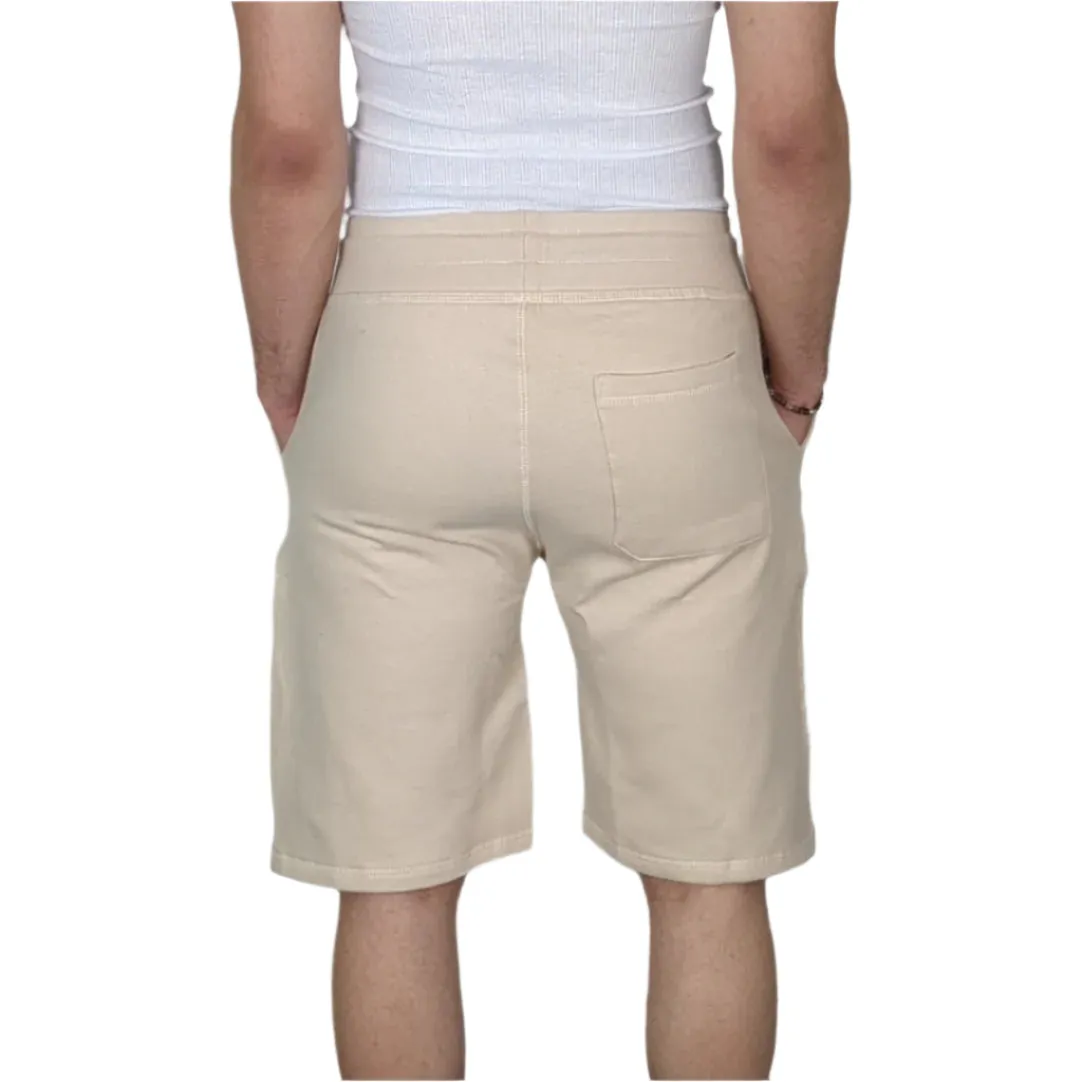 FLEECE LOUNGE SHORTS • SAND