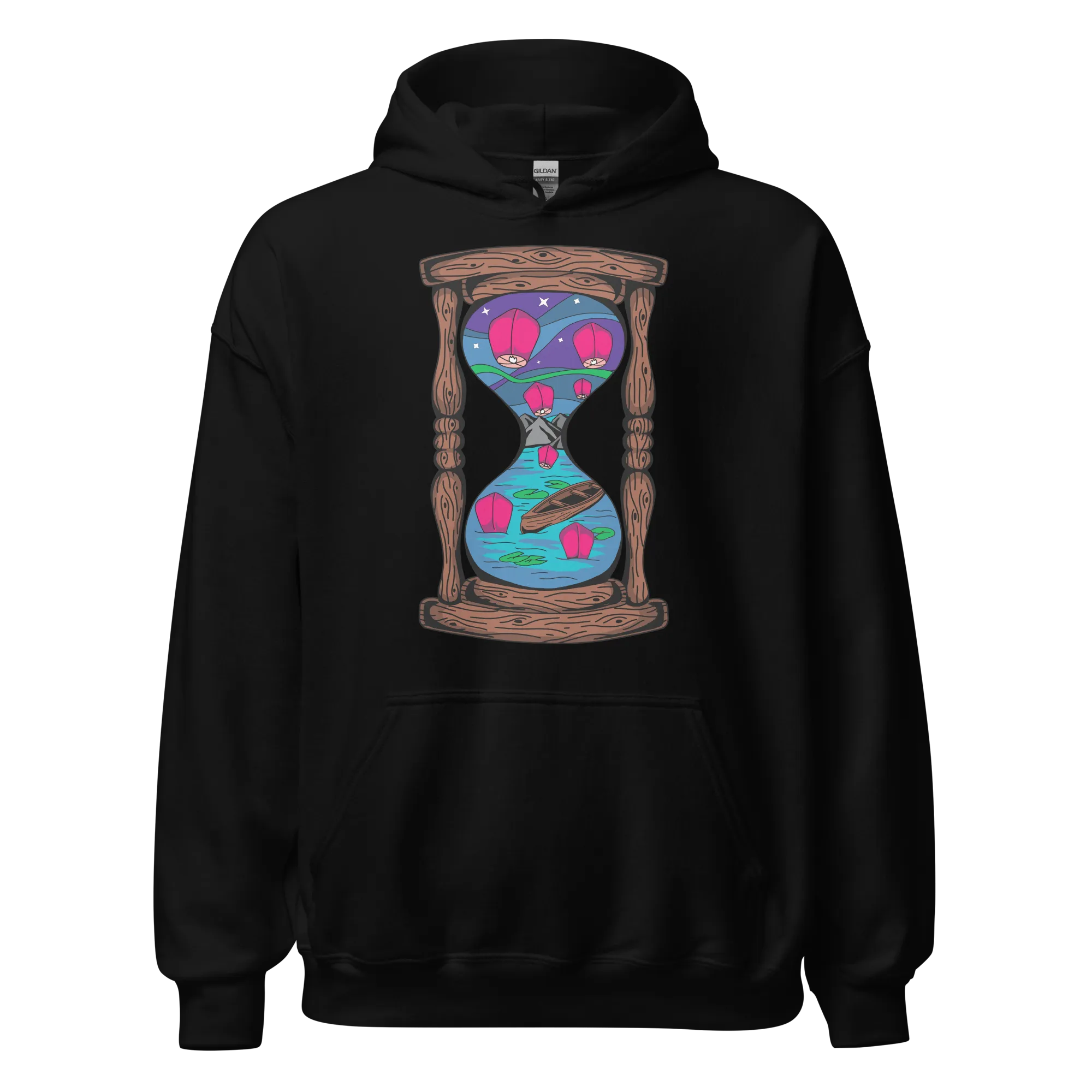 Floating Lanterns Hourglass v3 Hoodie