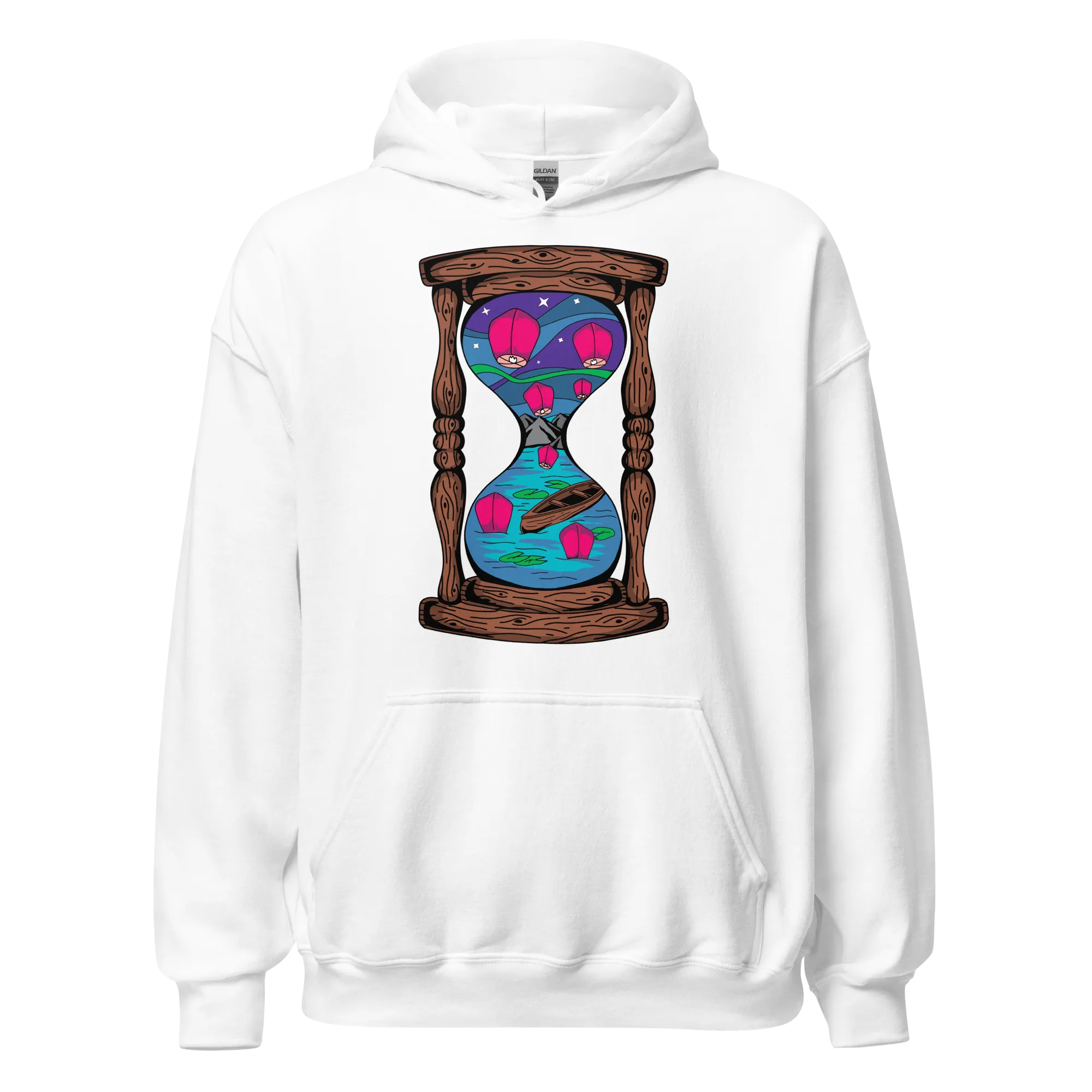Floating Lanterns Hourglass v3 Hoodie