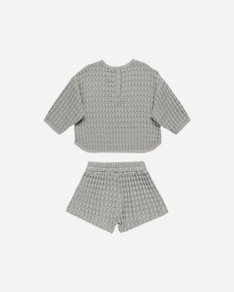 Flynn Set in Dusty Blue