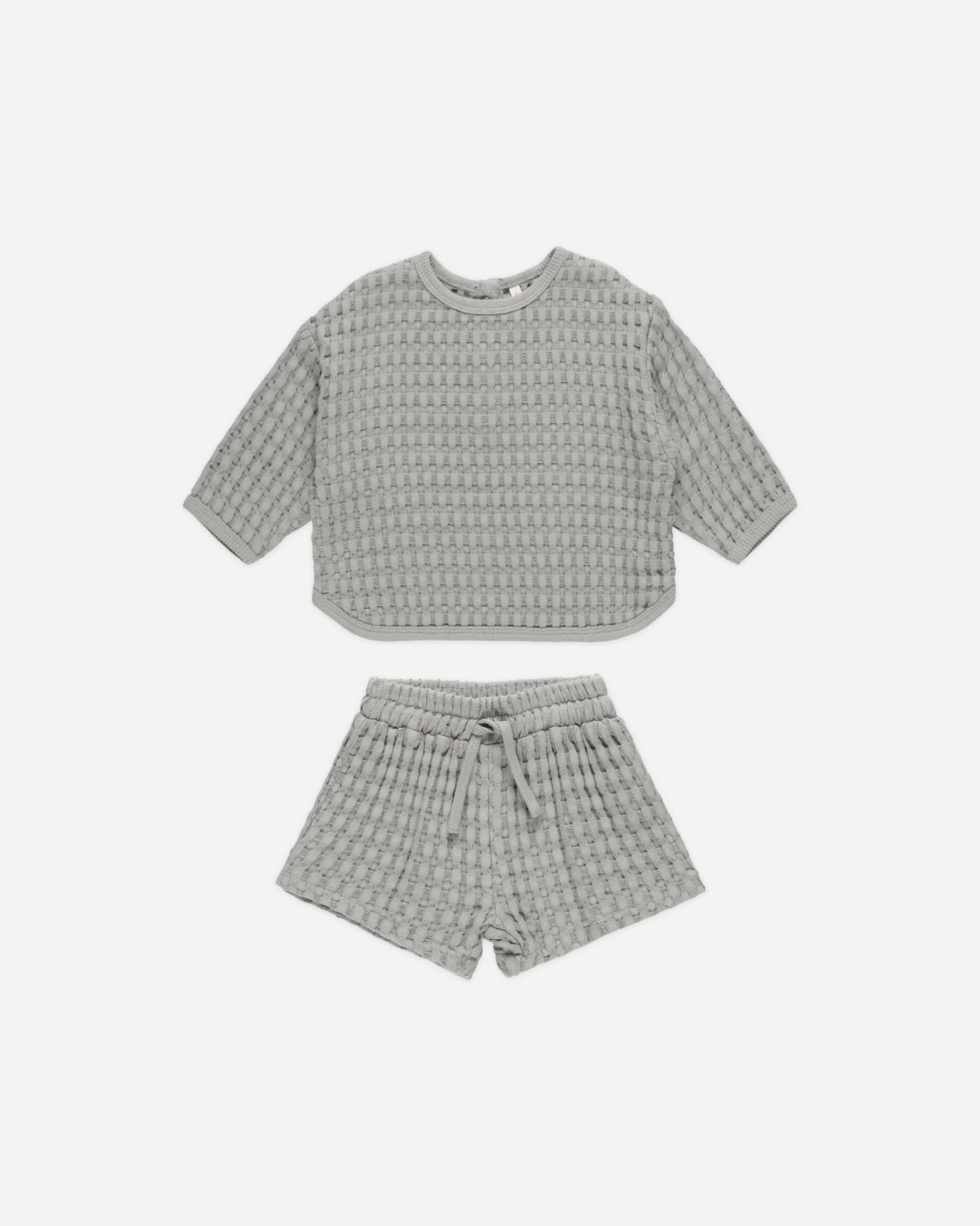 Flynn Set in Dusty Blue