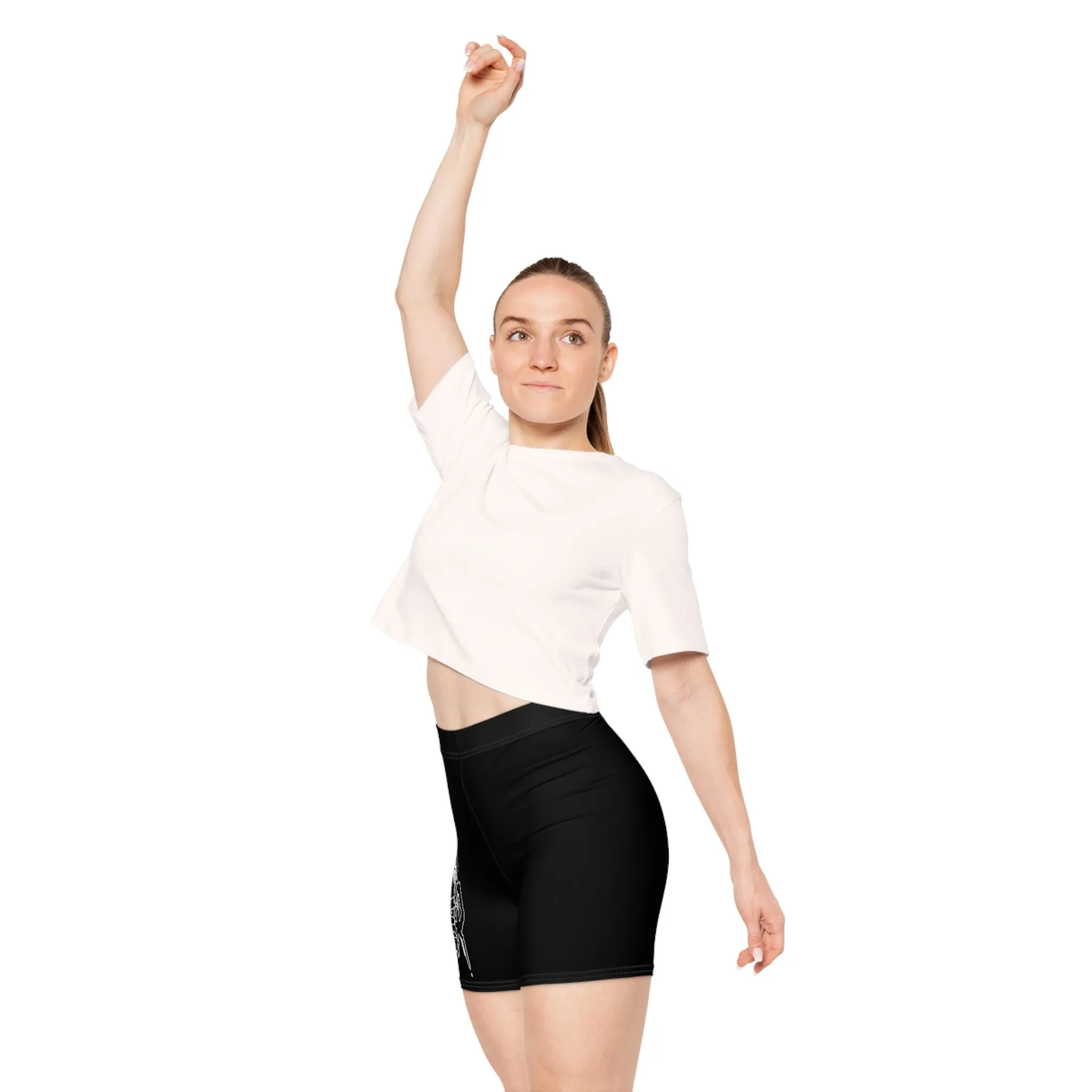 Forever Flag Skull/ Biker Shorts