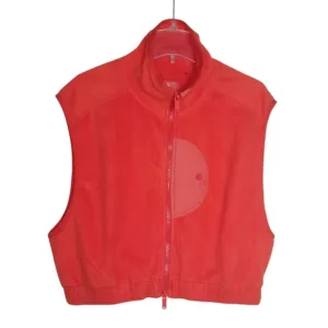 FP MOVEMENT Cropped Fleece Vest Base Camp Sherpa XS 0 2