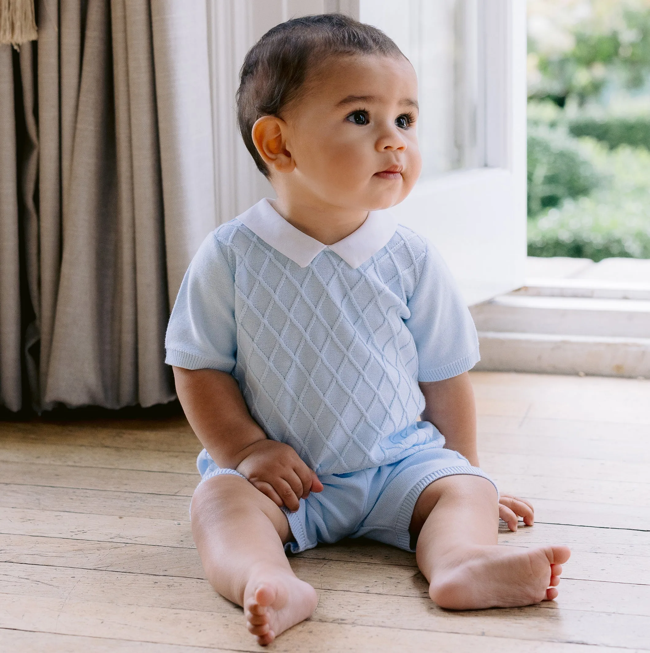 Franklin Diamond Knitted Boys Set
