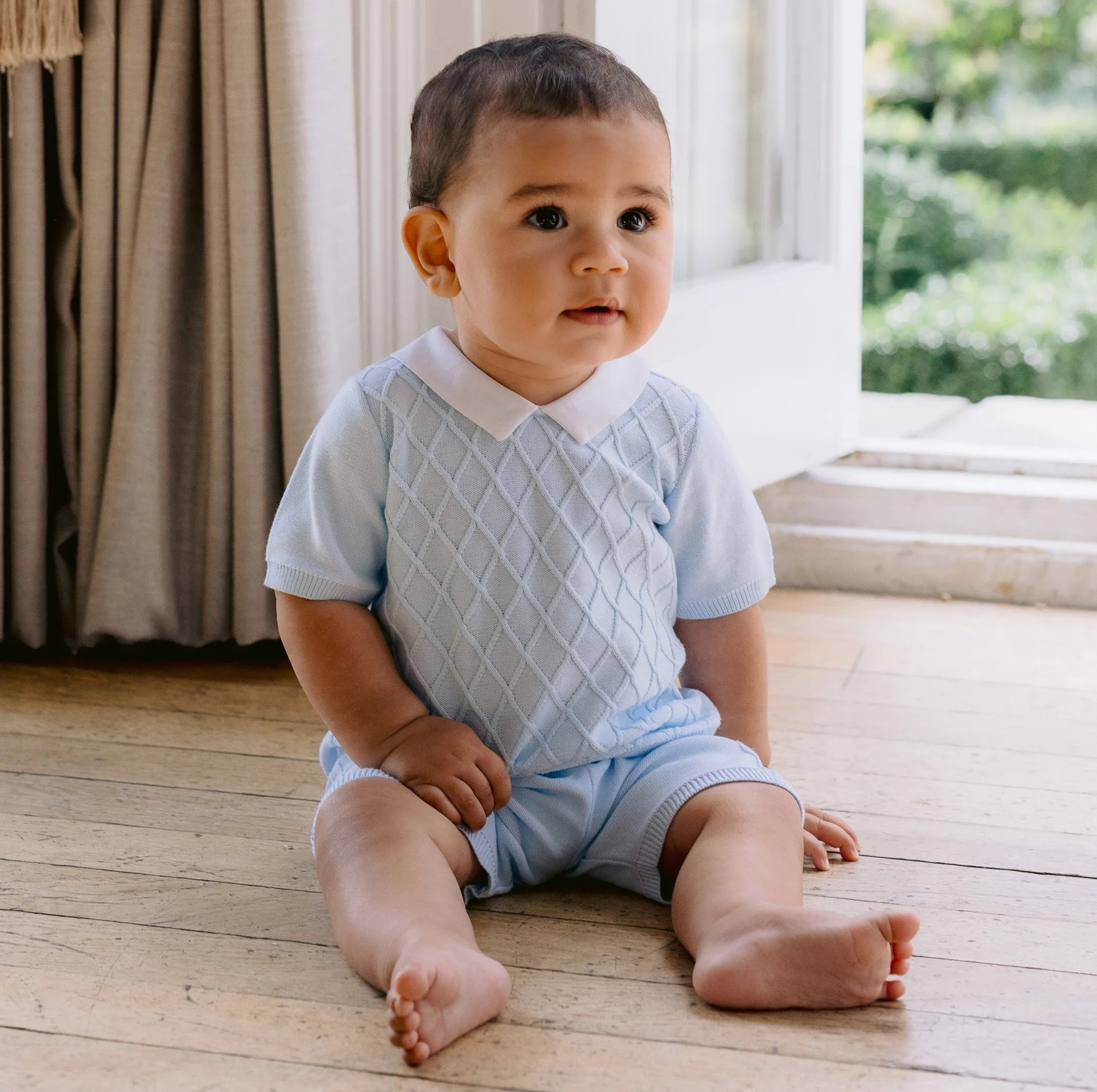 Franklin Diamond Knitted Boys Set
