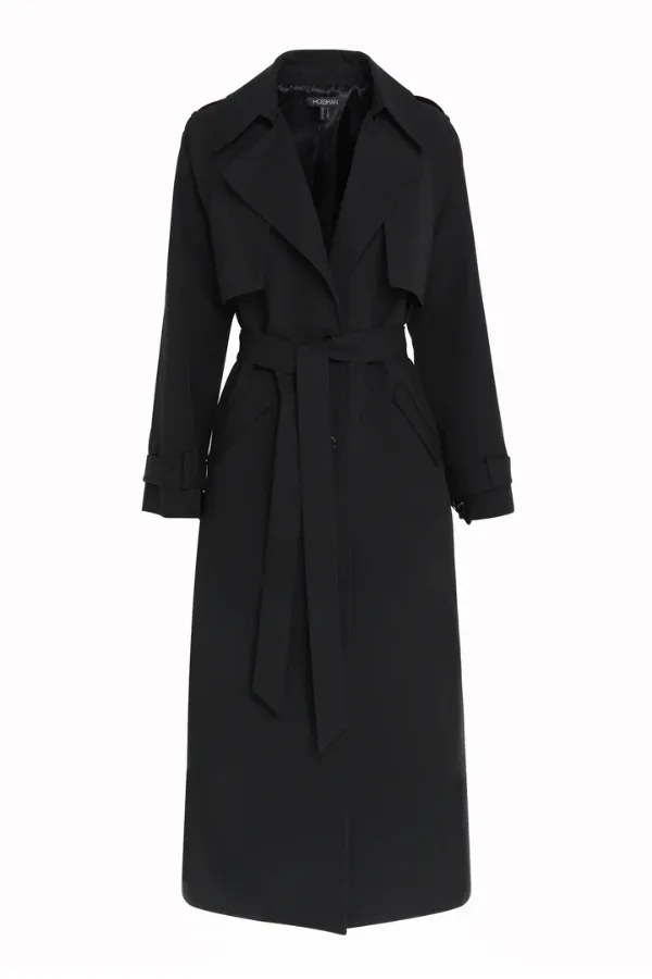 Franklin Trench Coat Black