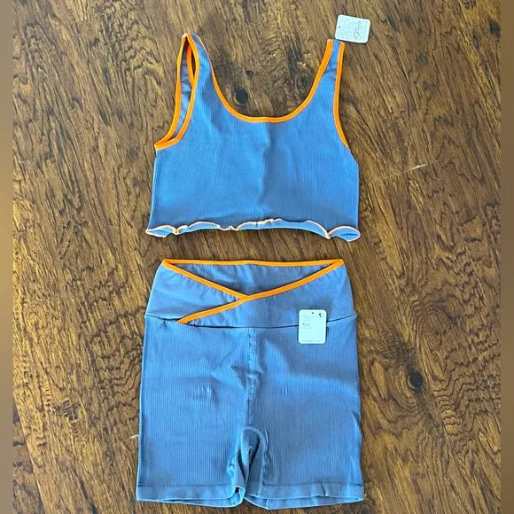 Free People athletic matching set sz M/L