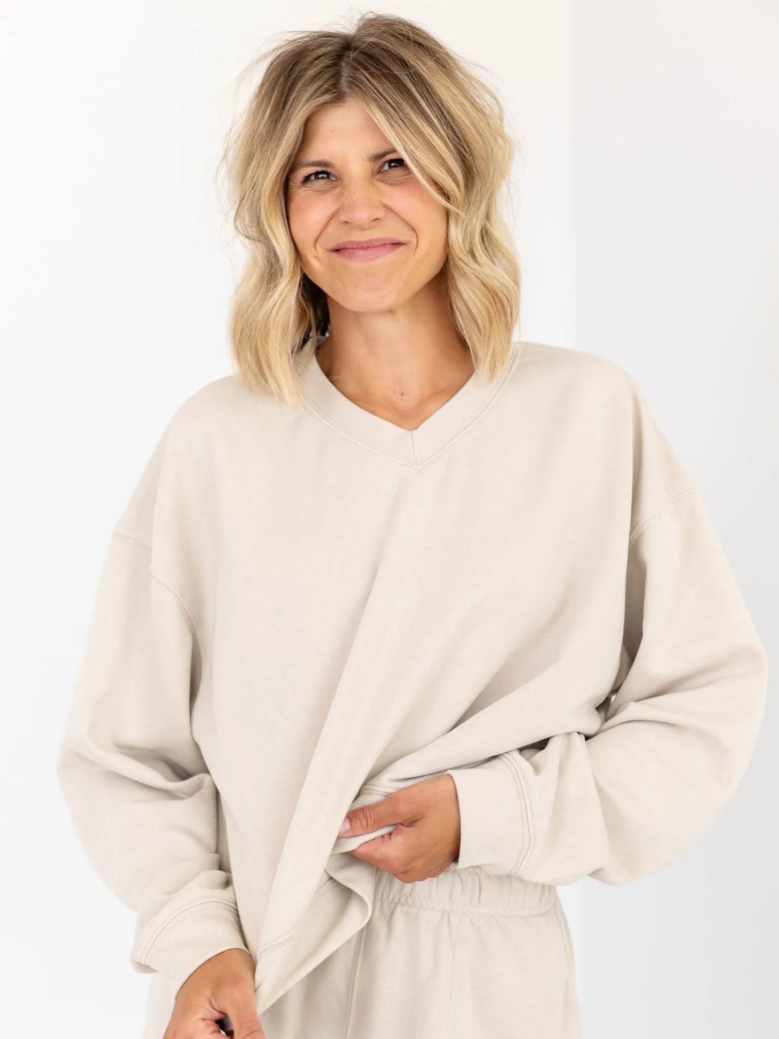 French Terry V Sweatshirt