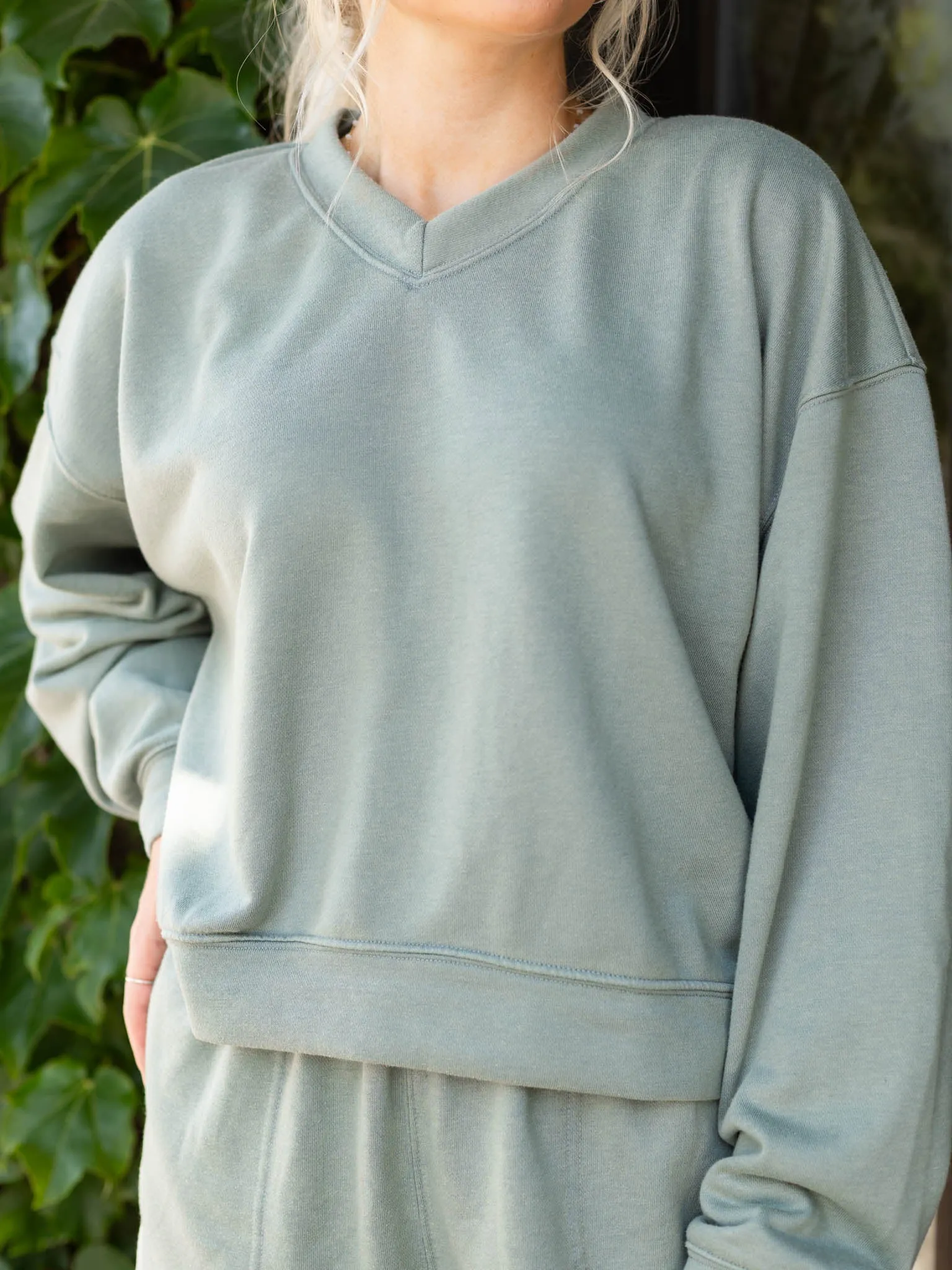 French Terry V Sweatshirt