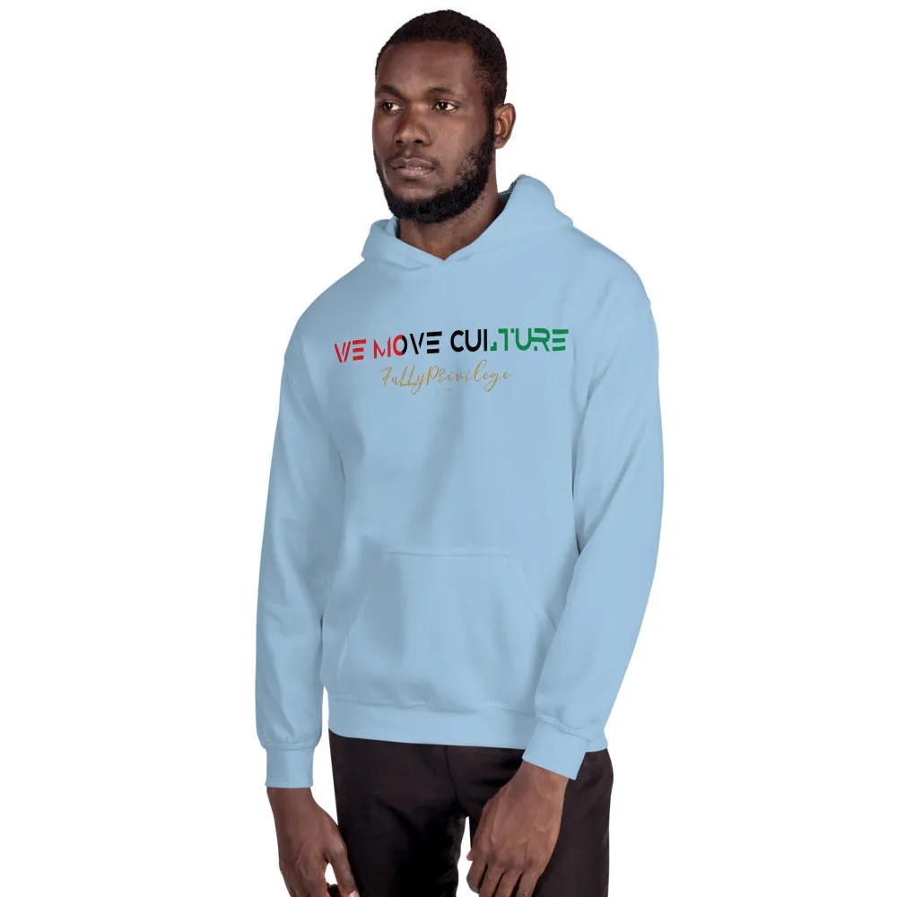FullyPrivilege We Move Culture Mens Light Hoodie