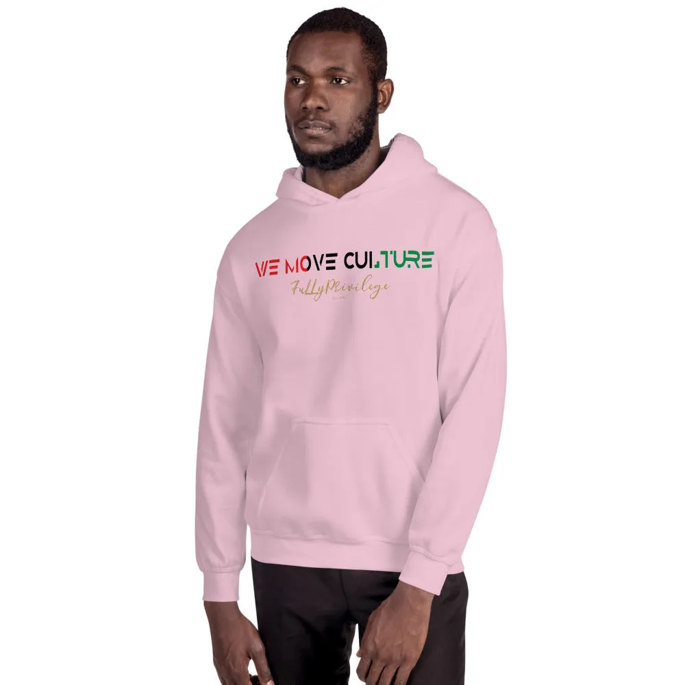 FullyPrivilege We Move Culture Mens Light Hoodie