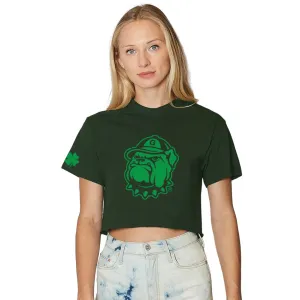 Georgetown St. Patrick's Day Cropped Tee