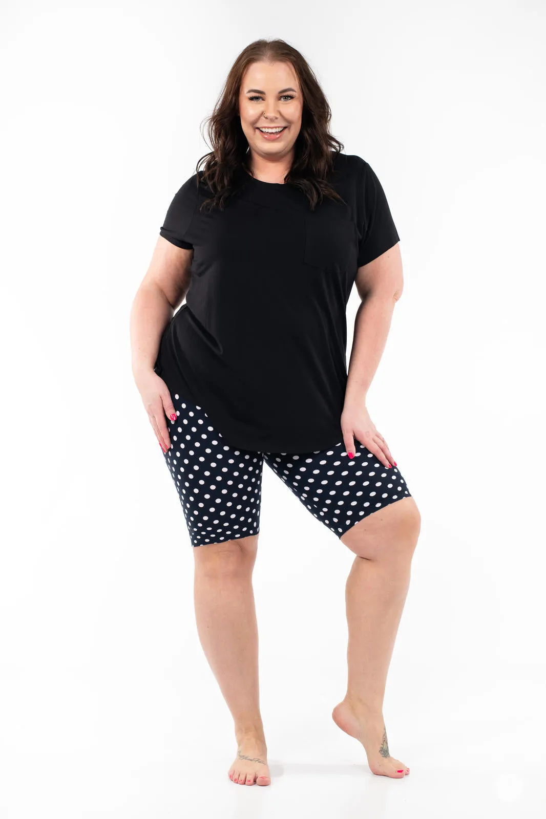 Get Spotted Biker Shorts