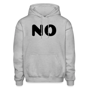 Gildan Heavy Blend Adult Hoodie stating NO