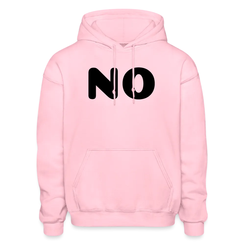 Gildan Heavy Blend Adult Hoodie stating NO