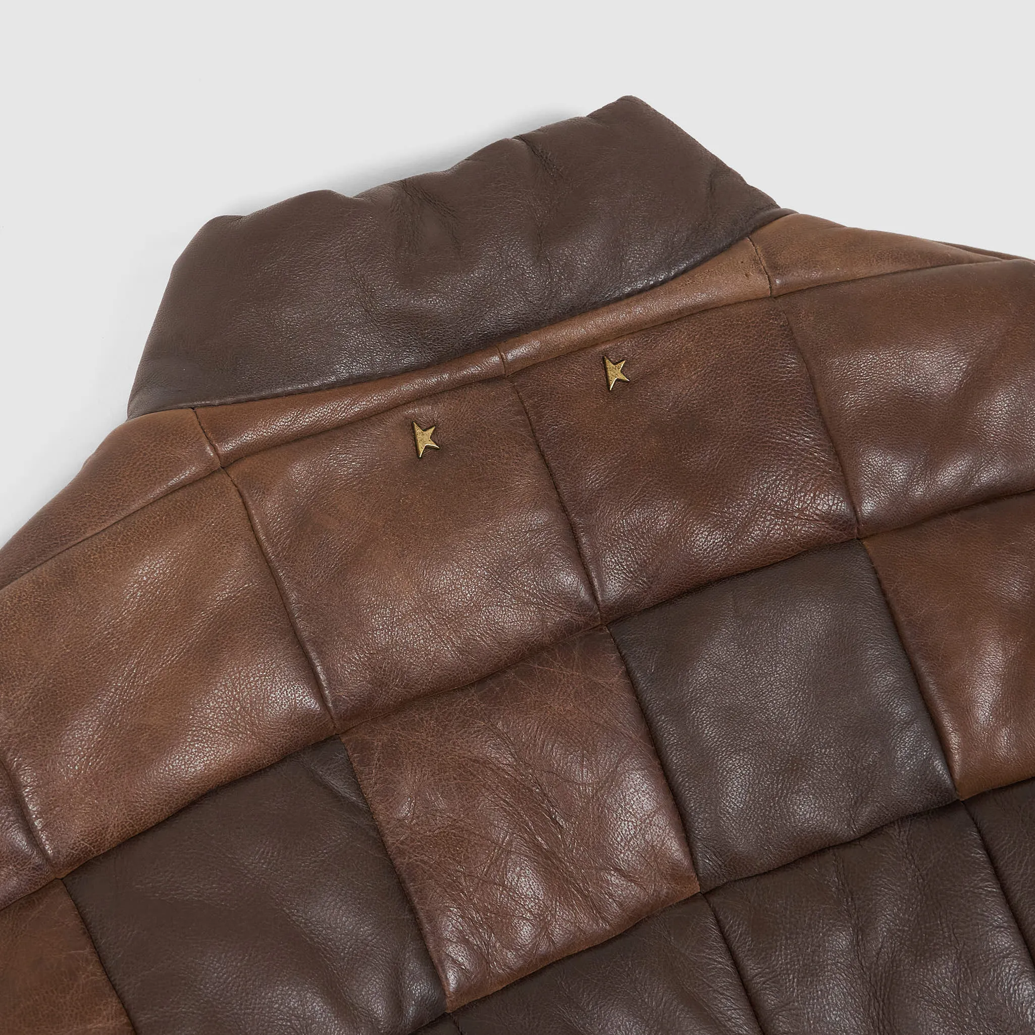 Golden Goose Patchwork Leather Bomber  Jacket