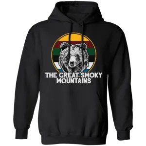 Great Smoky Mountains Bear (White) - Pullover Hoodie