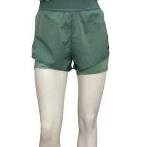 Green 2-in-1 Nylon Shorts