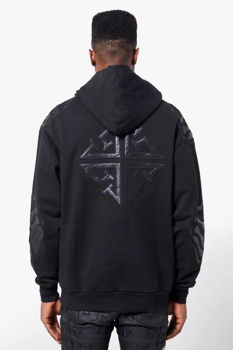 GUAPI All Black Hell Dragger Hoodie (Black)