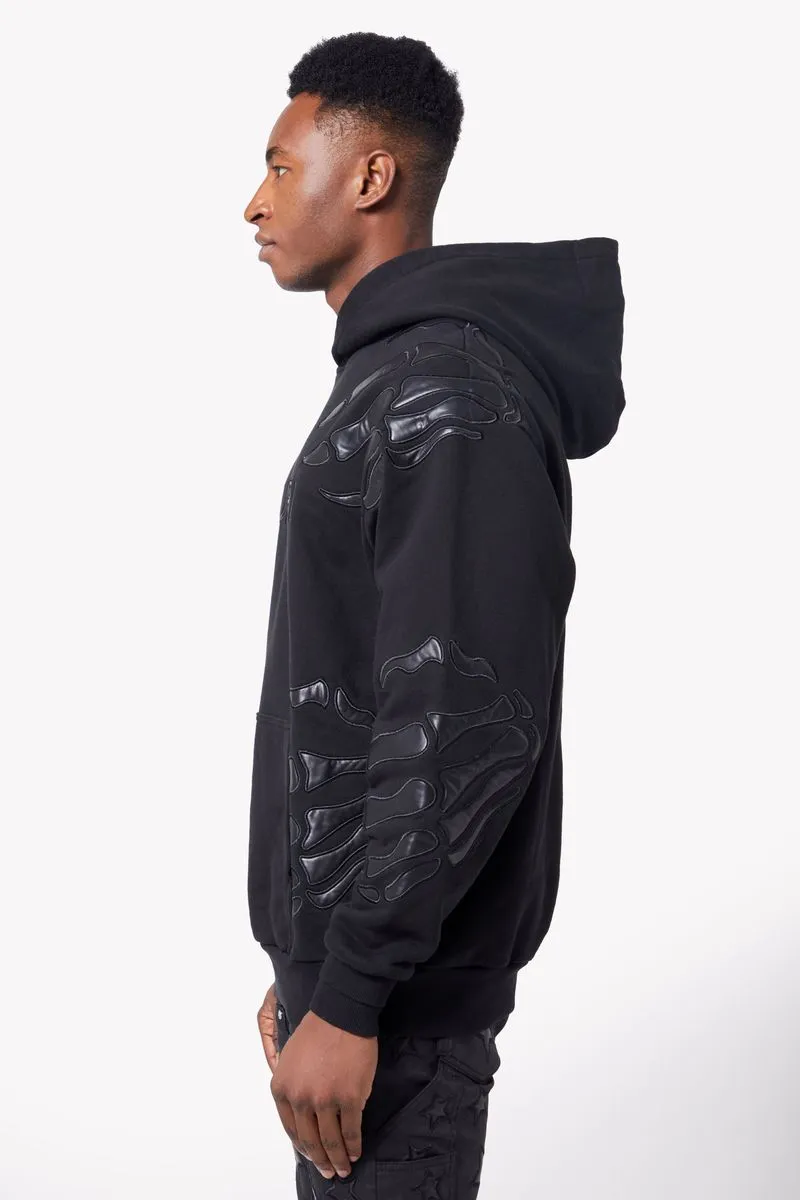 GUAPI All Black Hell Dragger Hoodie (Black)
