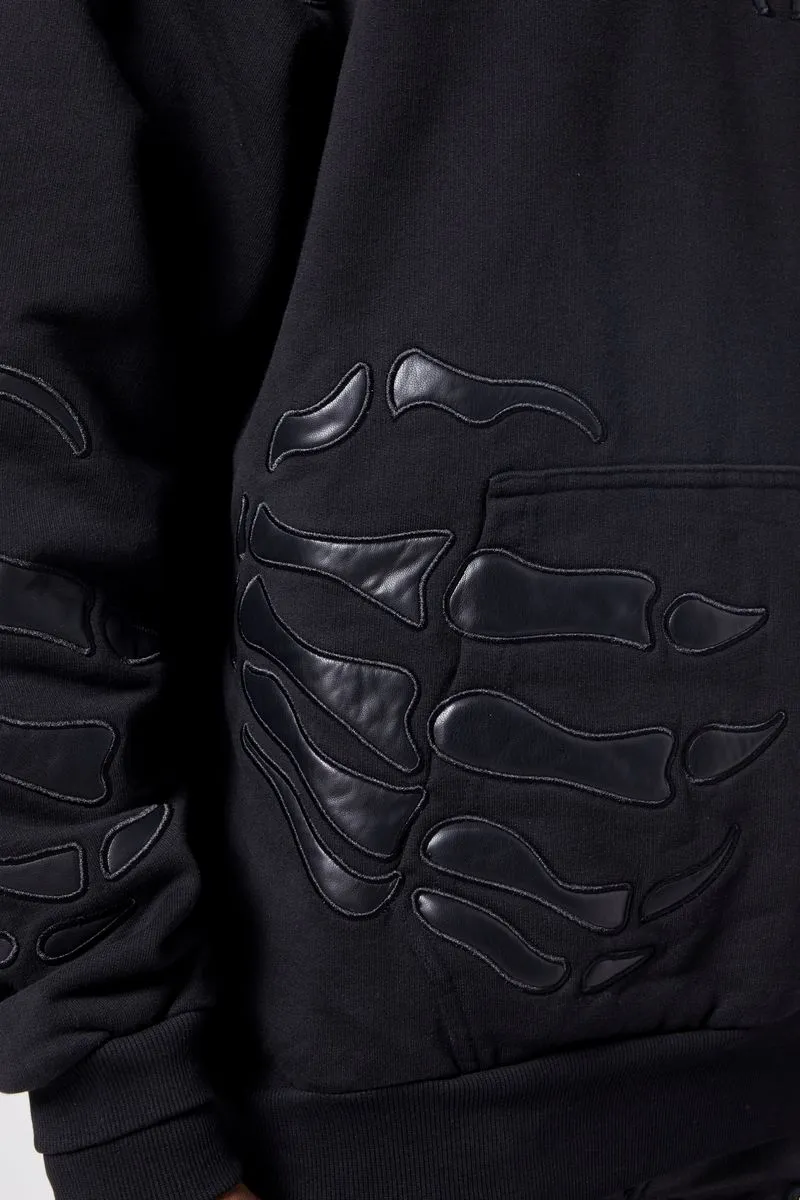 GUAPI All Black Hell Dragger Hoodie (Black)