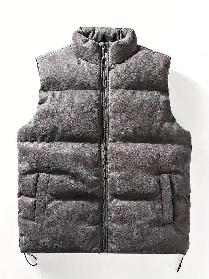 Hagen quilted bodywarmer with zip