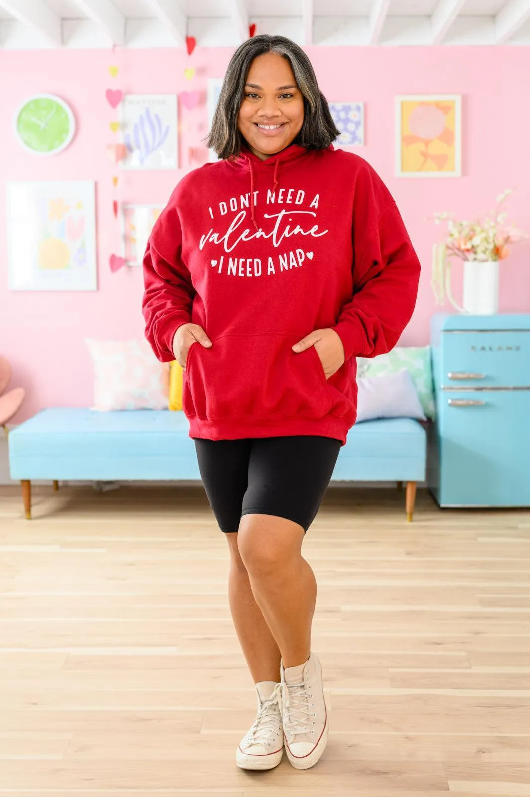 Hazel Blues® | I Don't Need A Valentine Hoodie