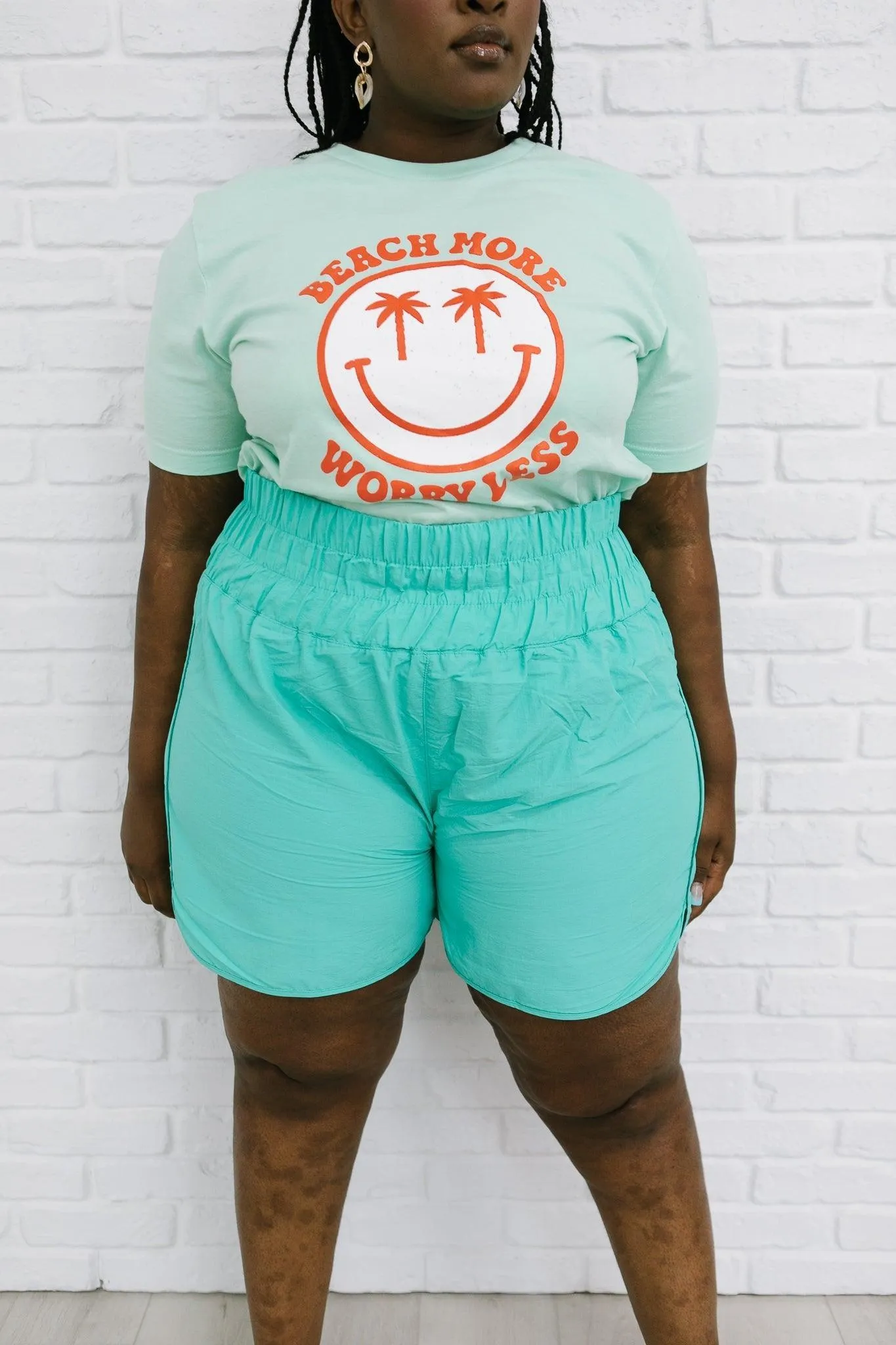 Hazel Blues® | Potential Energy Shorts in Mint