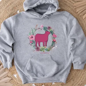 Heifer Cactus Wreath Hoodie (S-3XL) Unisex - Multiple Colors!