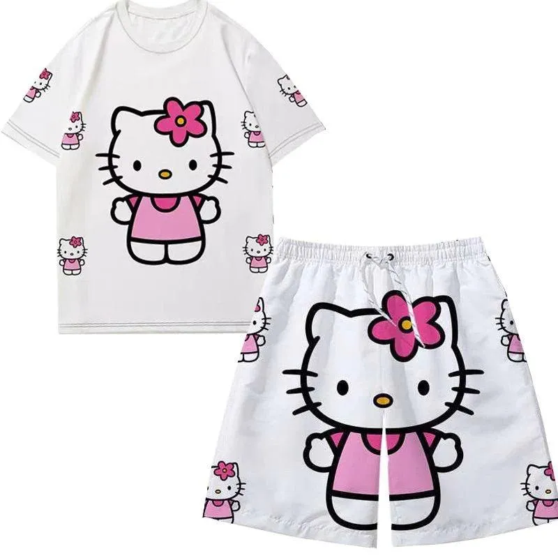 Hello Kitty Shirt Shorts Set