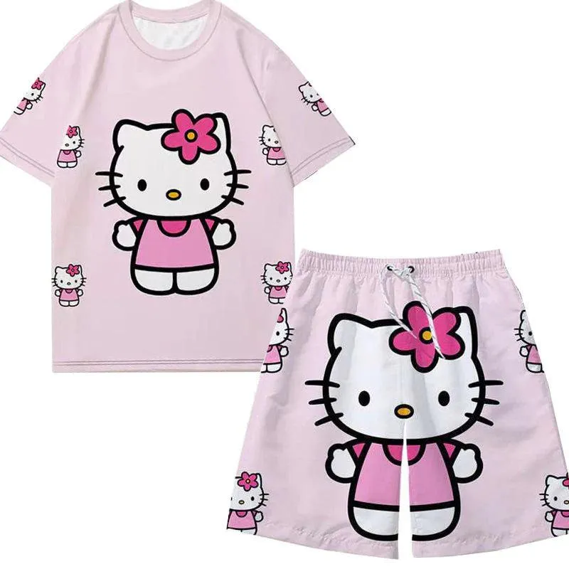Hello Kitty Shirt Shorts Set