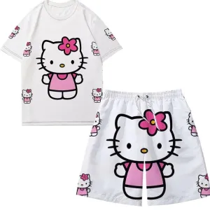 Hello Kitty Shirt Shorts Set