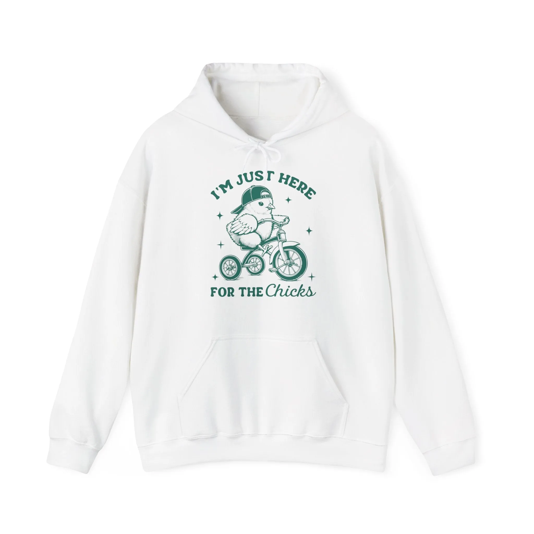 Here For The Chicks Easter Hoodie