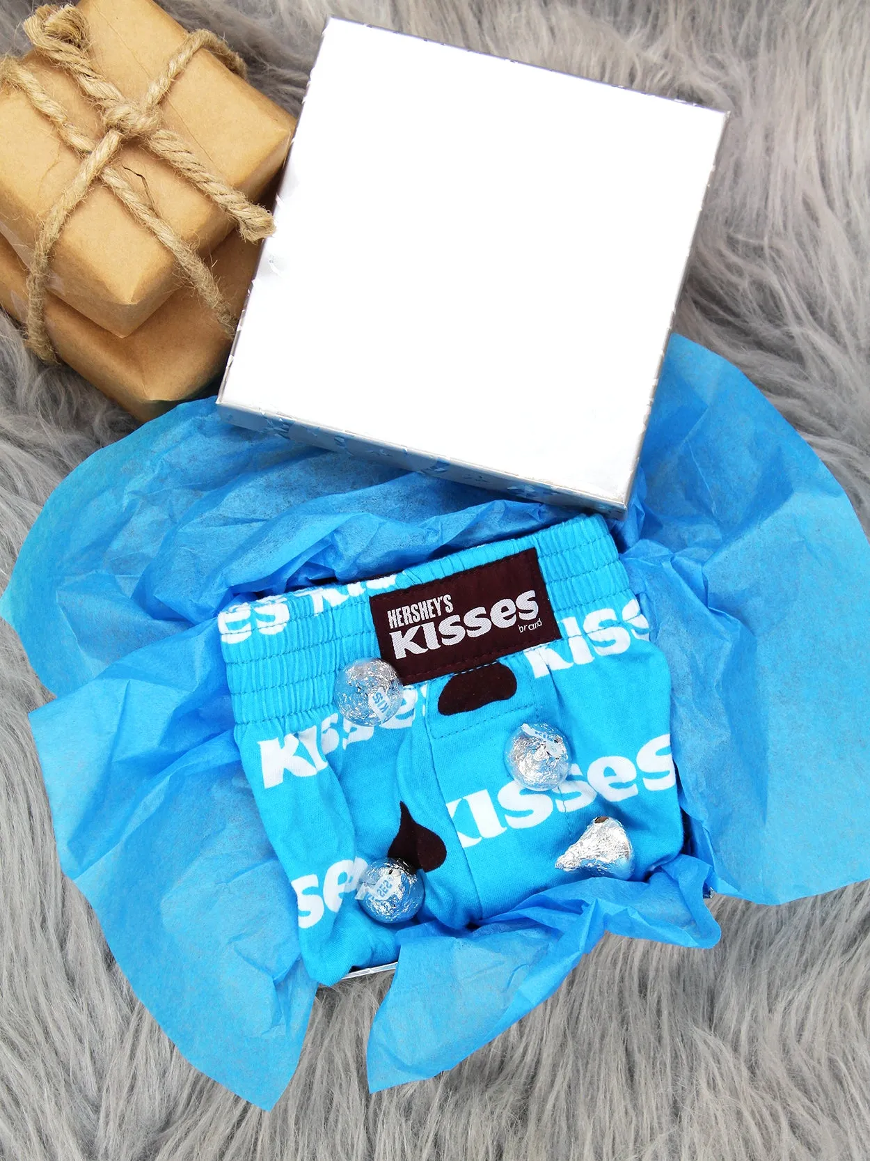 Hershey's Kisses Chocolate Candy Boxer Shorts