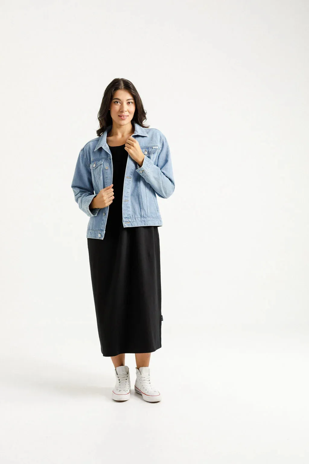 Home-lee Olly Jacket - Stonewash Denim