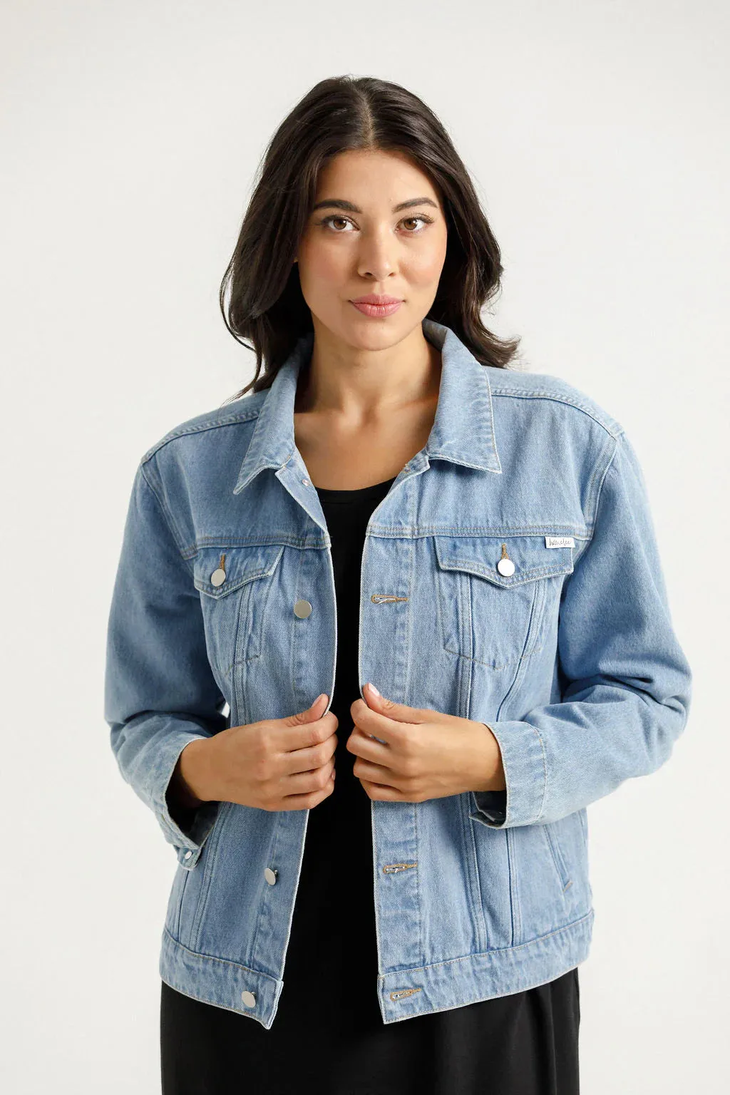 Home-lee Olly Jacket - Stonewash Denim