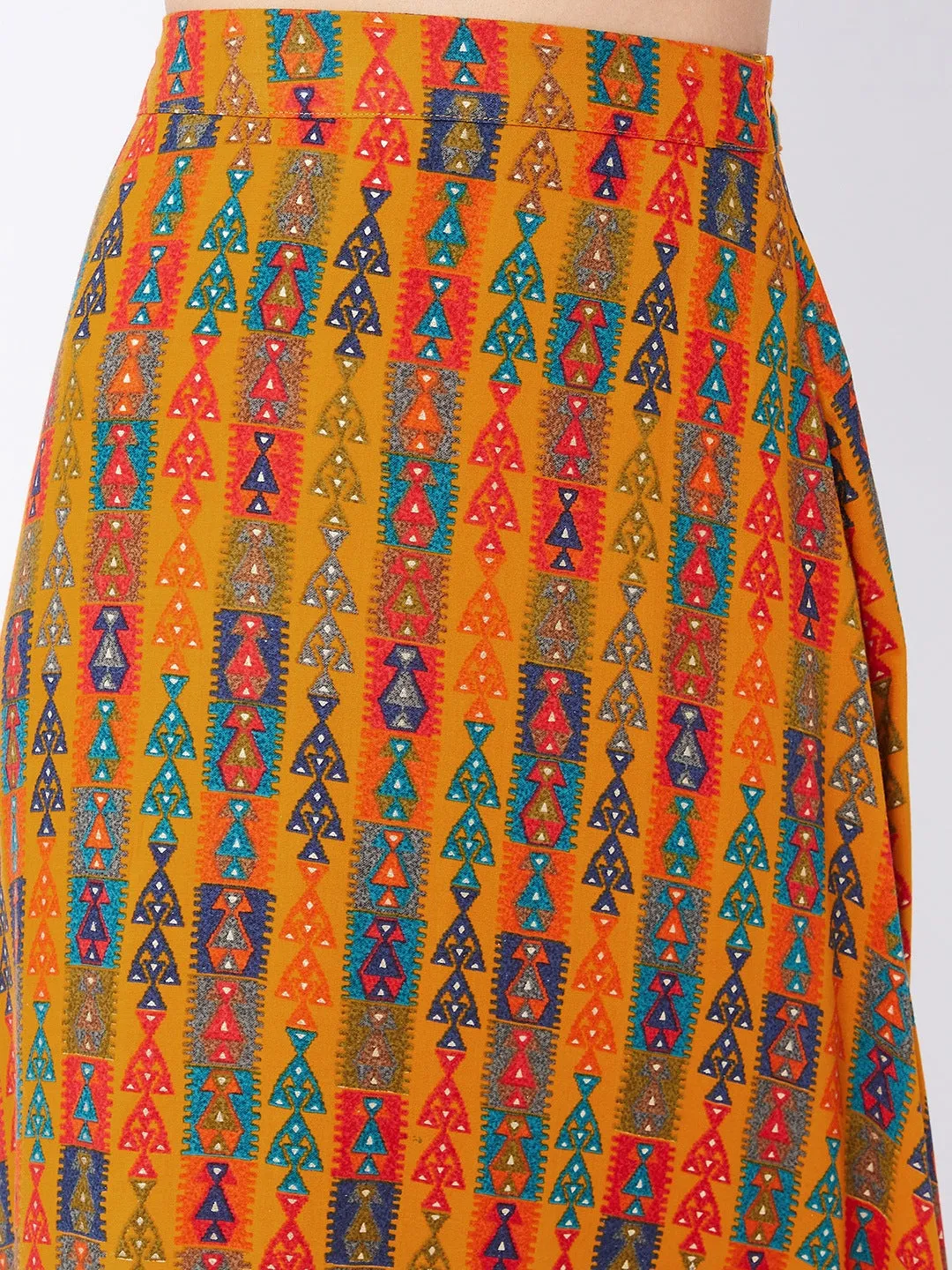Honey Yellow Long Skirt