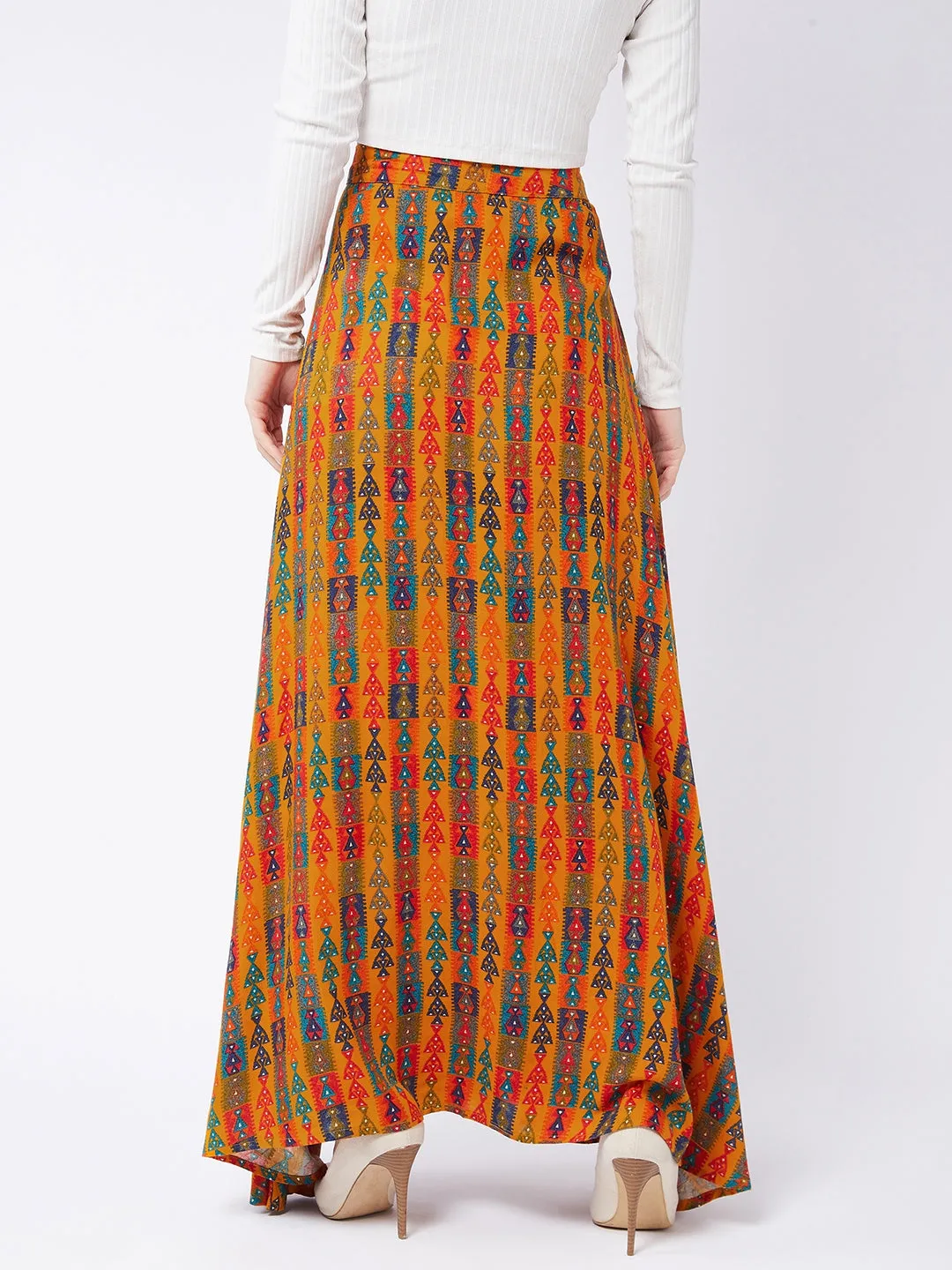 Honey Yellow Long Skirt