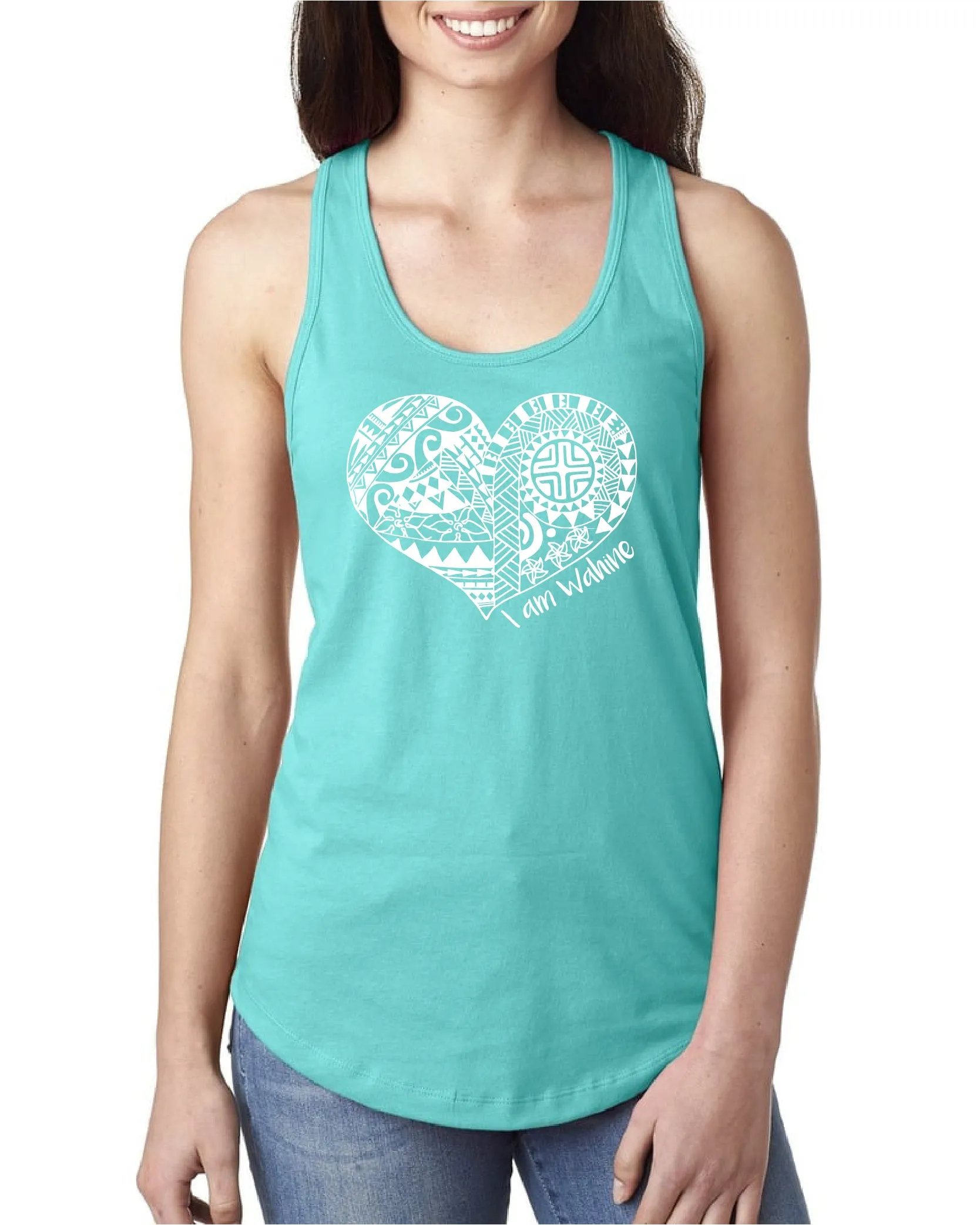 I AM WAHINE - Tahiti Blue Tank Top - Ladies