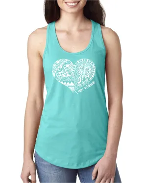 I AM WAHINE - Tahiti Blue Tank Top - Ladies
