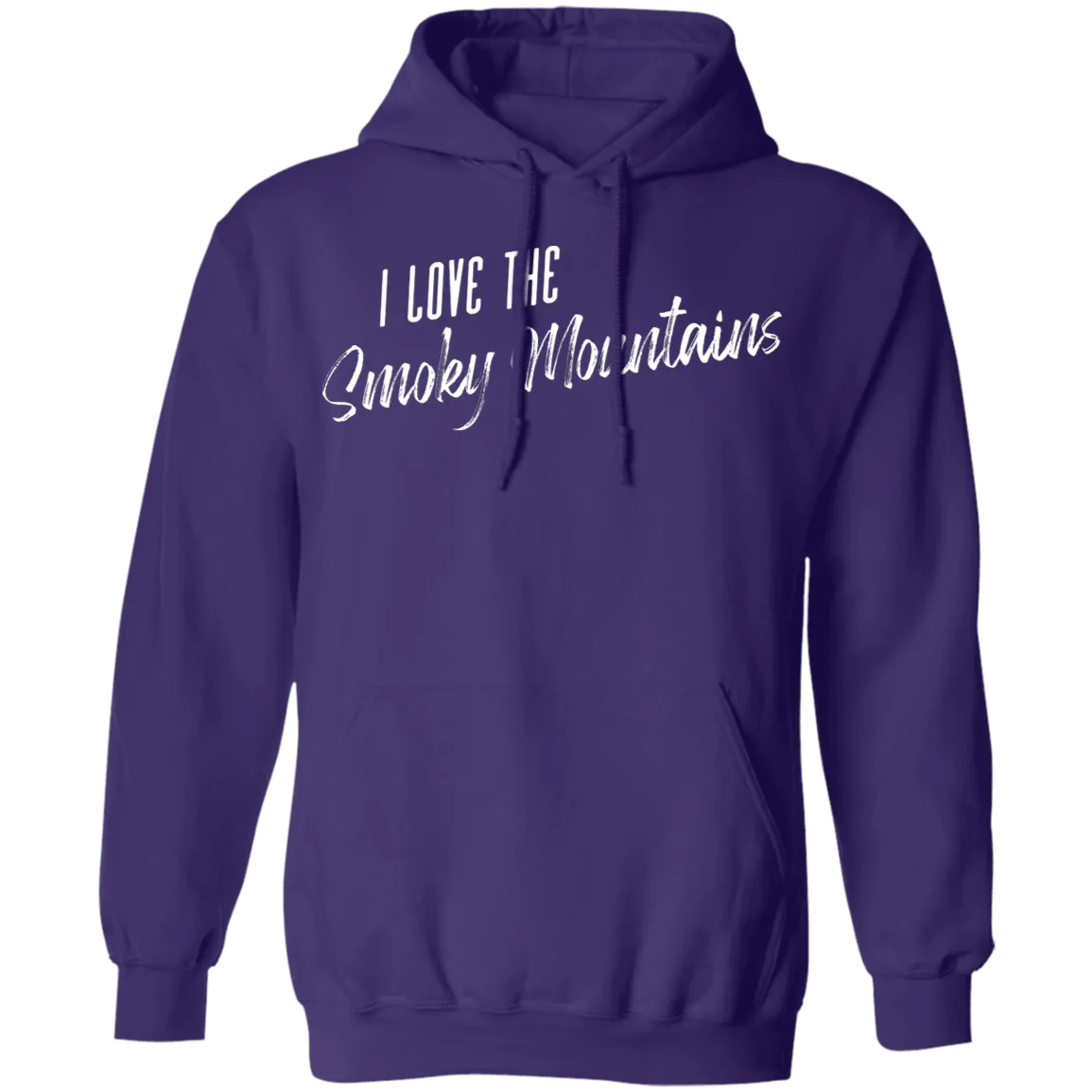 I Love the Smoky Mountains (White) - Pullover Hoodie