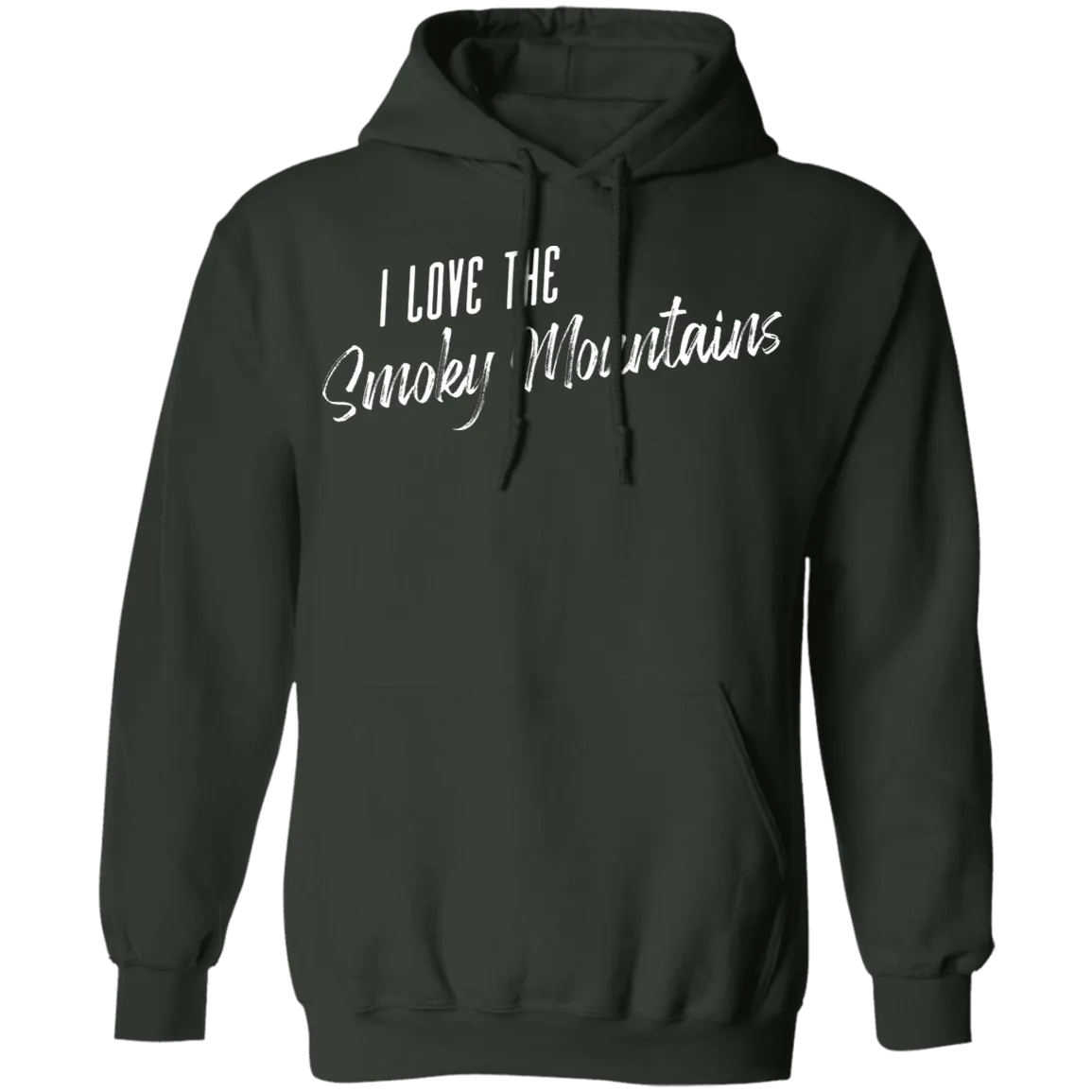 I Love the Smoky Mountains (White) - Pullover Hoodie