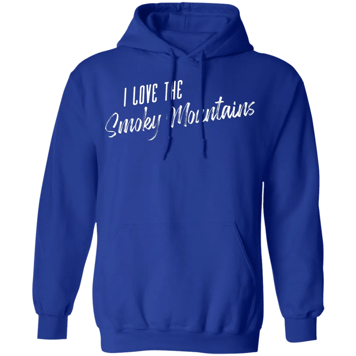 I Love the Smoky Mountains (White) - Pullover Hoodie