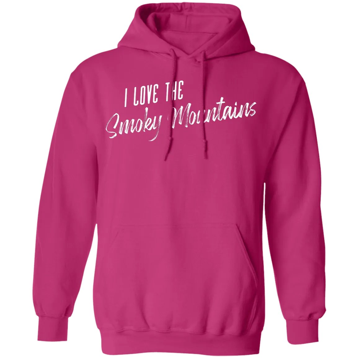I Love the Smoky Mountains (White) - Pullover Hoodie