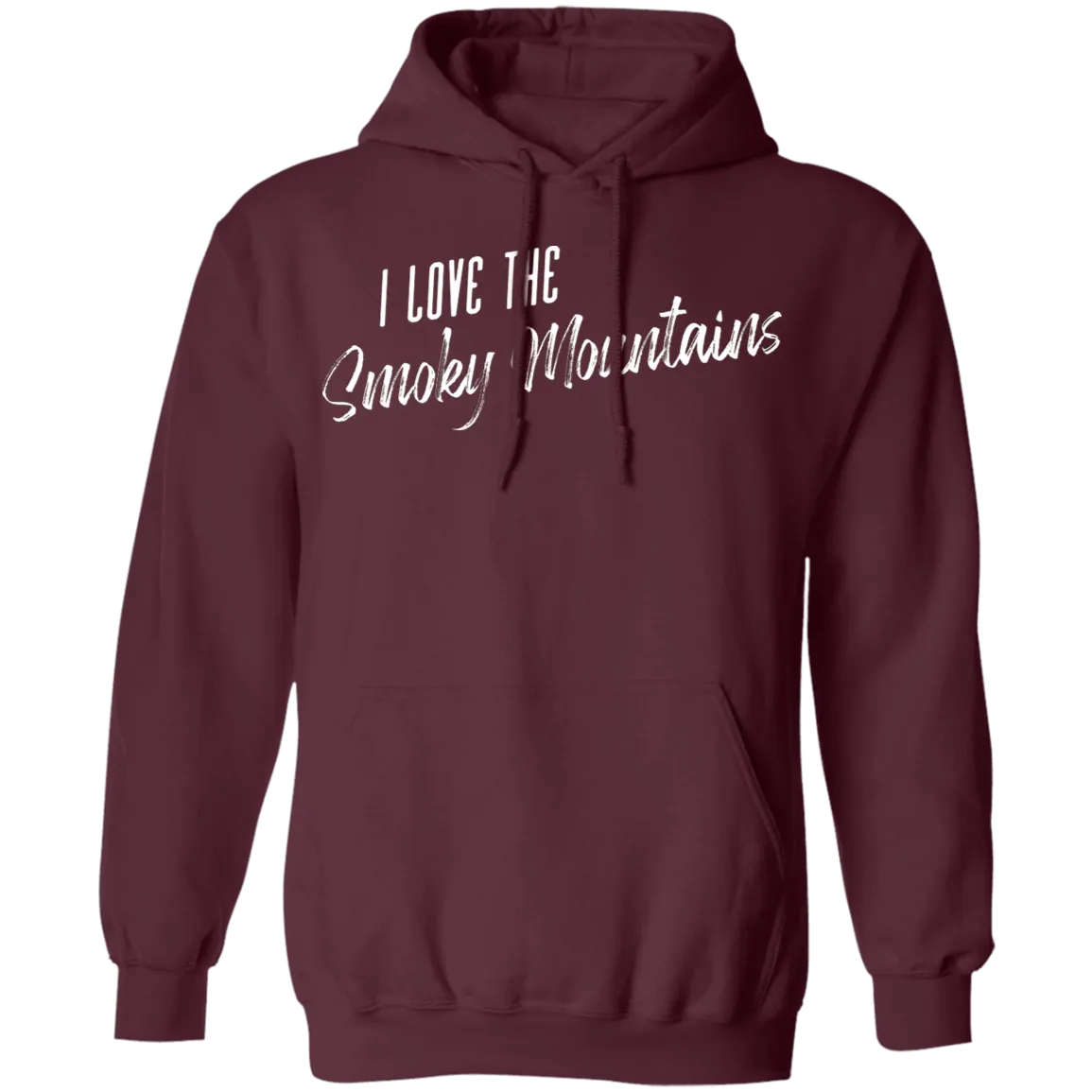 I Love the Smoky Mountains (White) - Pullover Hoodie