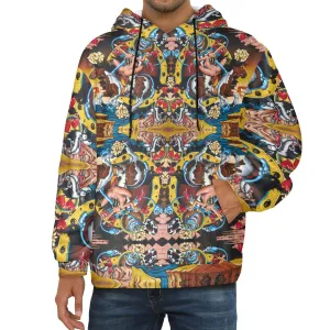 If You See The Buddha... Men's Flannel Hoodie