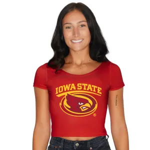 Iowa State Red Babydoll Tee